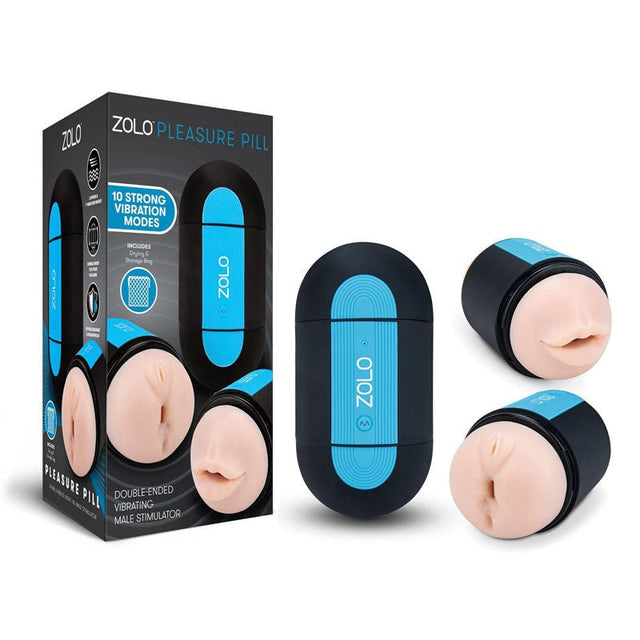 Buy Zolo Pleasure Pill - Double Ended USB Rechargeable Stroker at NZ’s Mega Adult Toys Store. Discover premium sex toys with discreet shipping at the best price in NZ