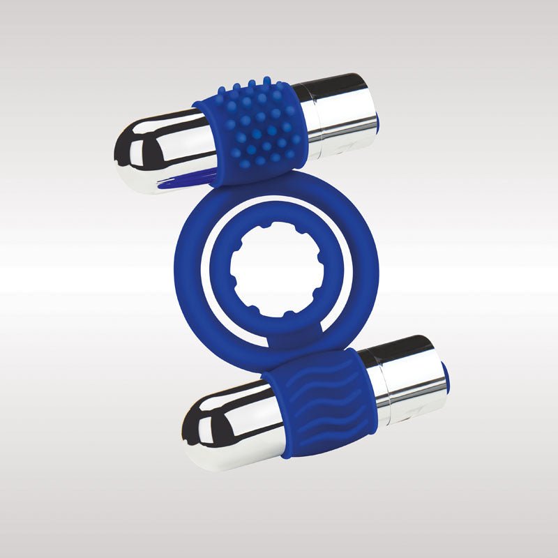 Buy Zolo Rechargeable Duo Vibrating C - Ring - Blue USB Rechargeable Dual Vibrating Cock Ring at NZ’s Mega Adult Toys Store. Discover premium sex toys with discreet shipping at the best price in NZ